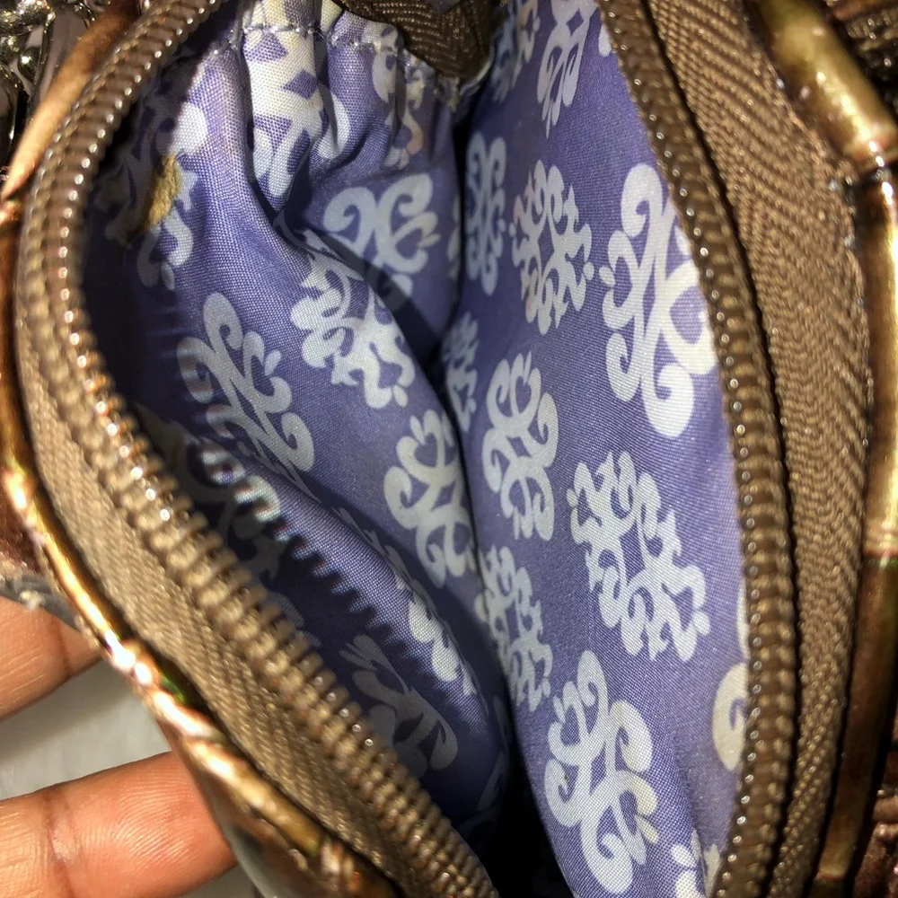 Kathy Van Zealand Large Duffle Style  Weekender Shoulder Purse Satchel Bag - Picture 6 of 16